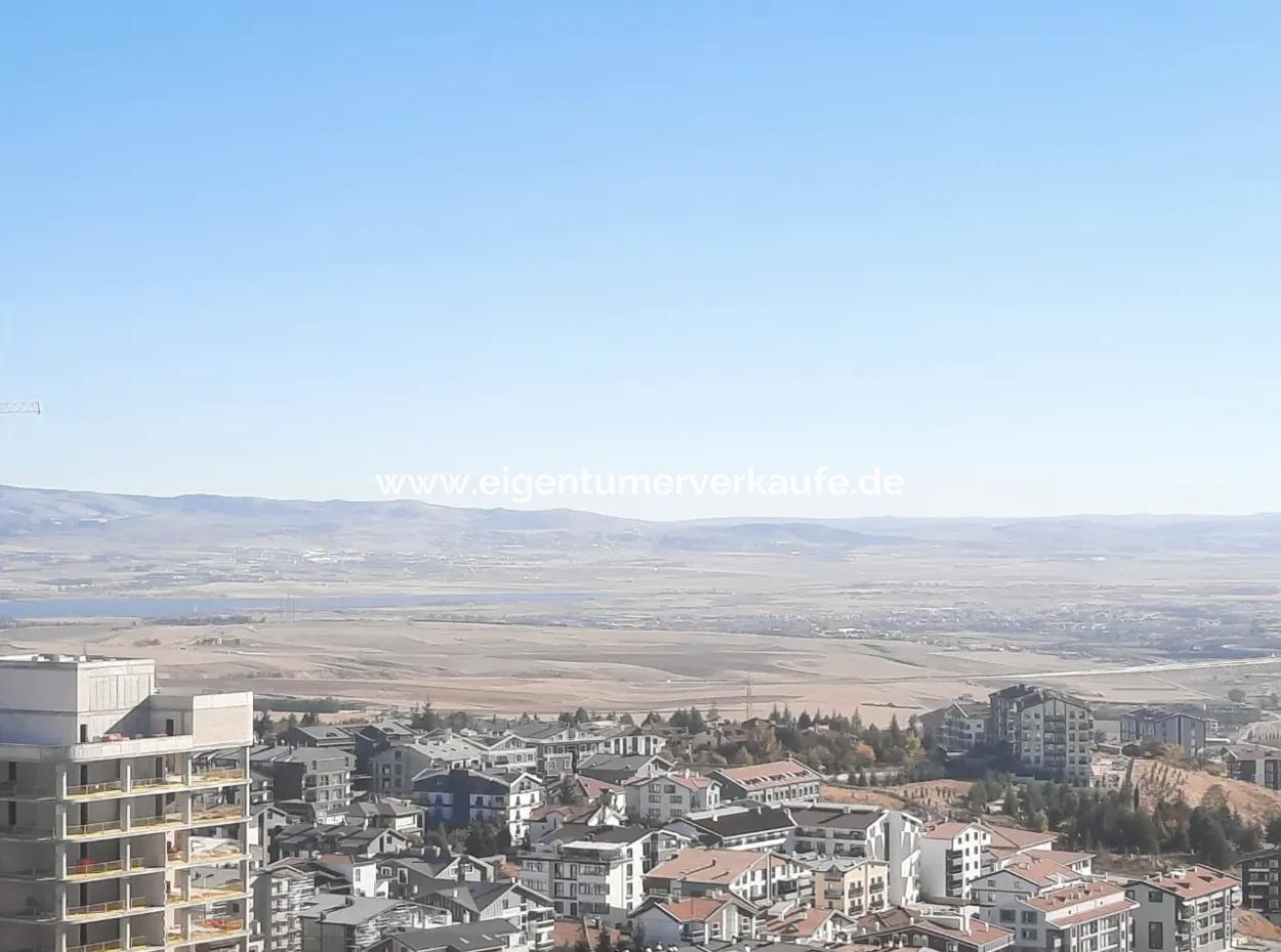 3+1 110M² 19Th Floor Boulevard View Apartment For Rent In Beytepe İncek Boulevard Loft Complex