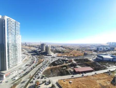 3+1 110M² 19Th Floor Boulevard View Apartment For Rent In Beytepe İncek Boulevard Loft Complex